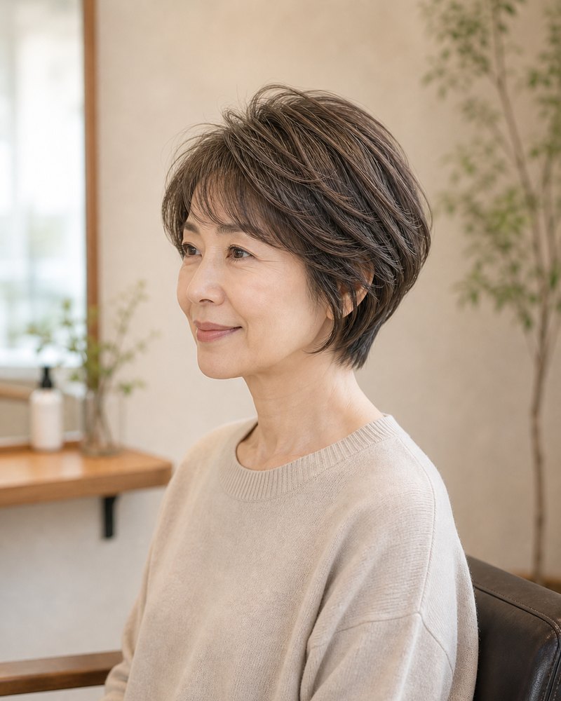 提案用スタイルイメージ 大人ショート
