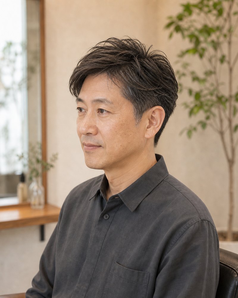 提案用スタイルイメージ 大人メンズカット